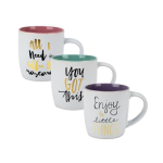 Mug, with motivational saying, 350ml